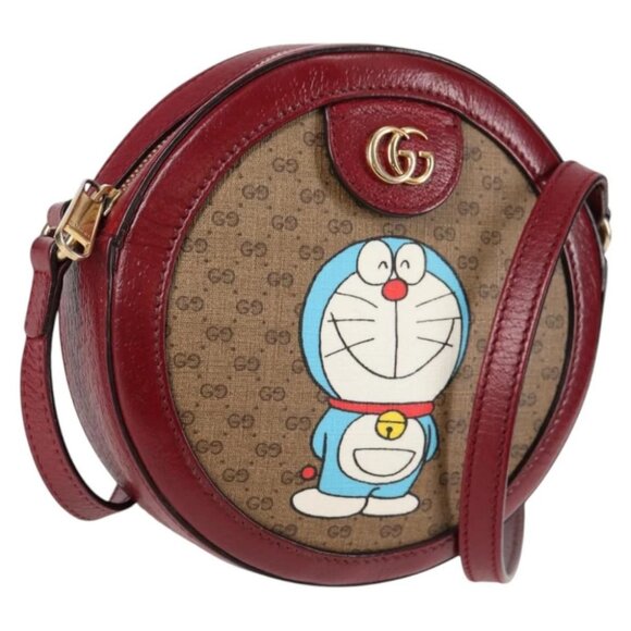 GUCCI Micro GG Supreme Doraemon Collaboration Bag PVC Beige - Picture 1 of 15